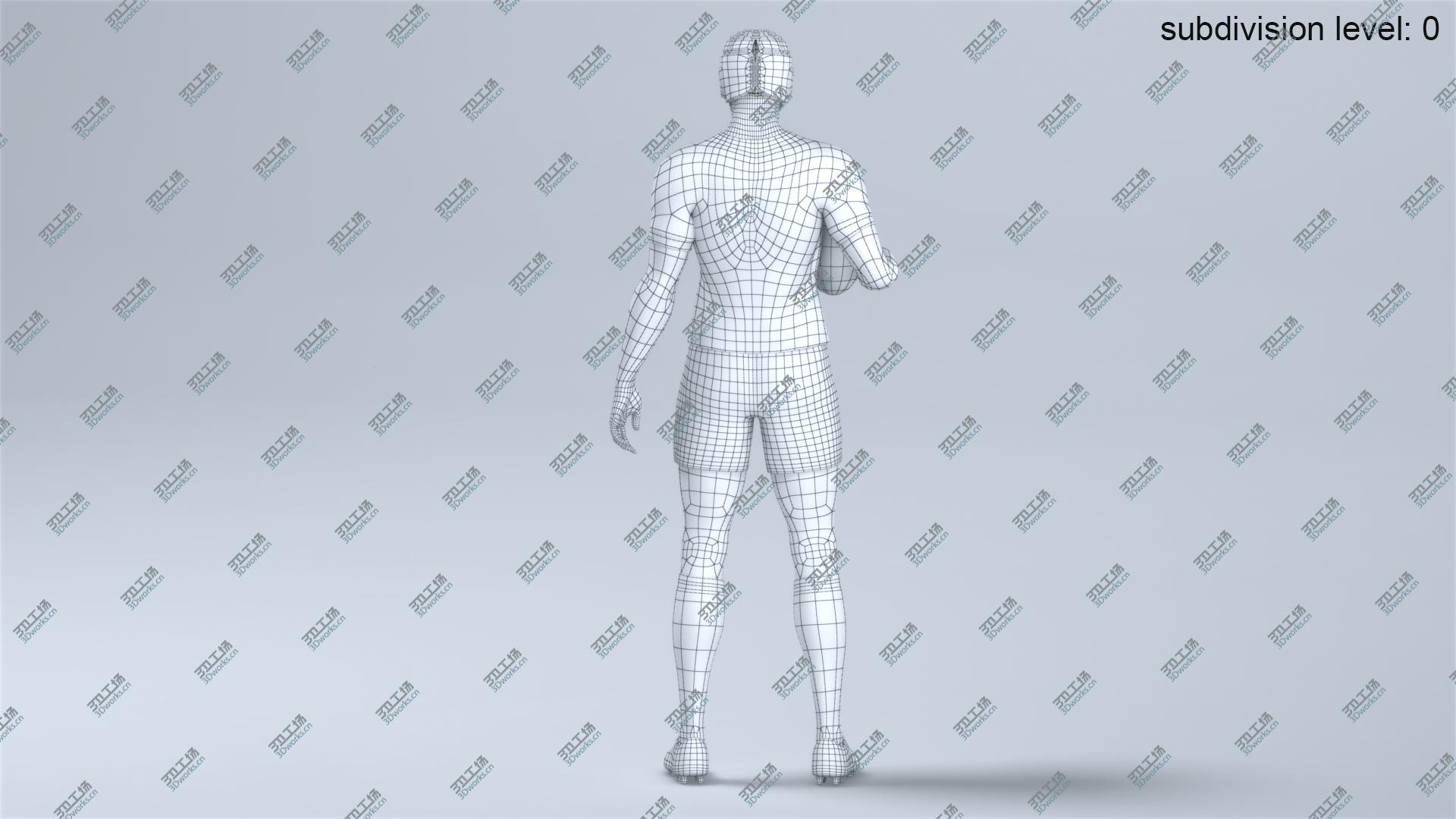 images/goods_img/20210319/White Rugby Player Animated HQ 3D/5.jpg